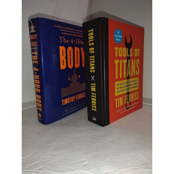 Timothy Ferris The 4-Hour Body & Tools Of Titans Timothy Ferris Hardcovers - Picture 2 of 11